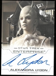 Alexandra Lyoon Autographed Card