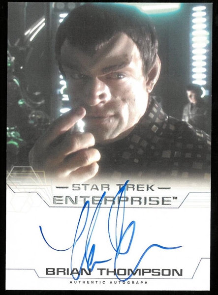 Brian Thompson Autographed Card