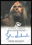 John Schuck Autographed Card