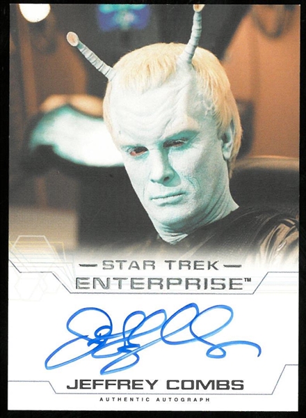 Jeffrey Combs Autographed Card
