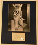 Zita Johann Autographed Cut w/ 8x10