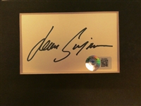 Jean Simmons Autographed Cut w/ 8x10