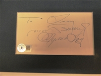 Myrna Loy Autographed Cut w/ 8x10