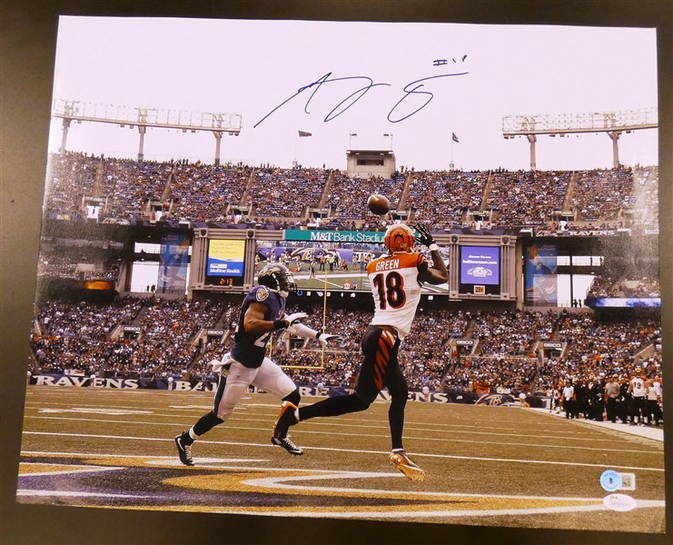 A.J. Green Autographed 16x20