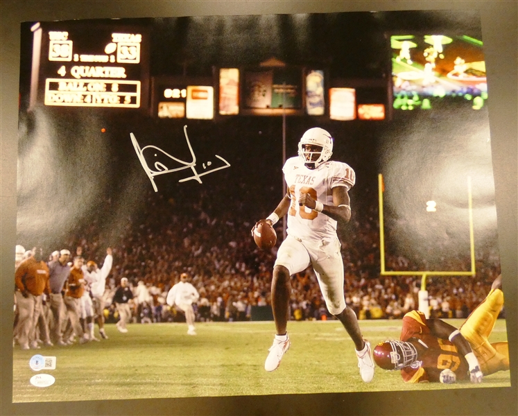 Vince Young Autographed 16x20