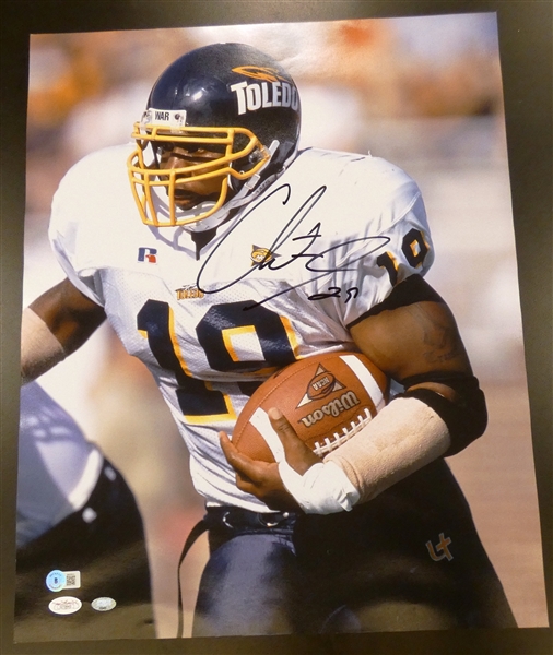 Chester Taylor Autographed 16x20