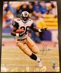 Marshall Faulk Autographed 16x20