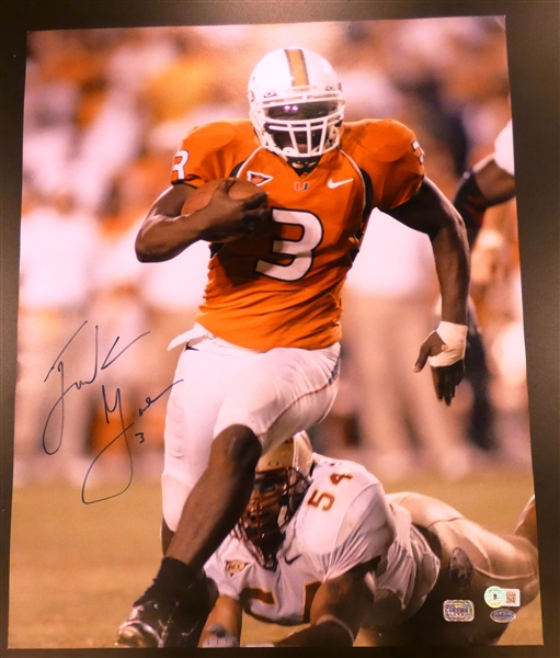 Frank Gore Autographed 16x20