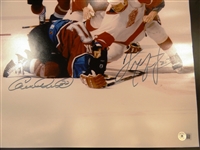 Darren McCarty & Claude Lemieux Autographed 16x20