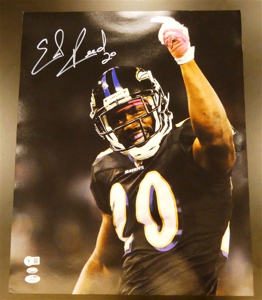 Ed Reed Autographed 16x20