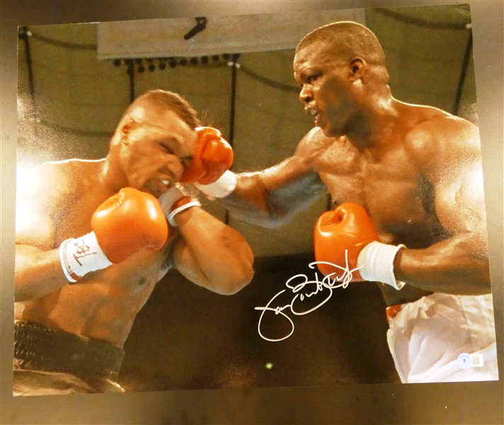James Buster Douglas Autographed 16x20