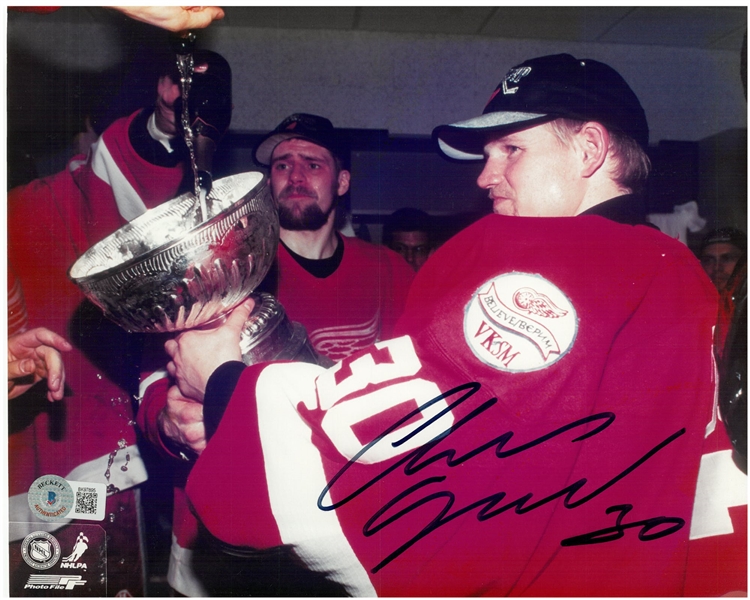 Chris Osgood Autographed 8x10