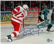 Brett Hull Autographed 8x10 700th Goal