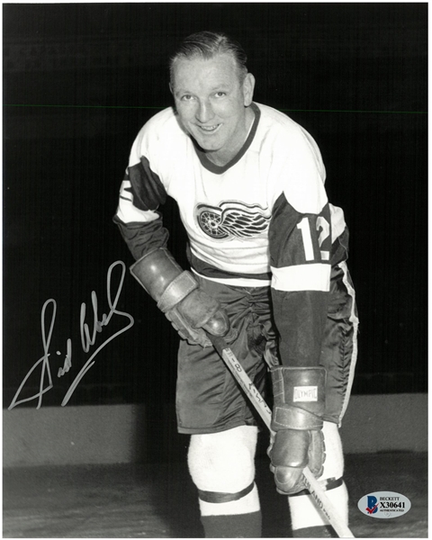 Sid Abel Autographed 8x10