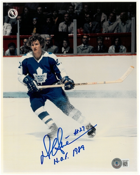 Darryl Sittler Autographed 8x10
