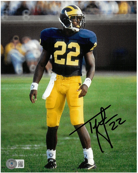Ty Law Autographed 8x10