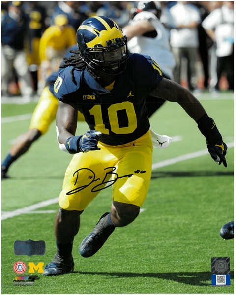 Devin Bush Autographed 8x10