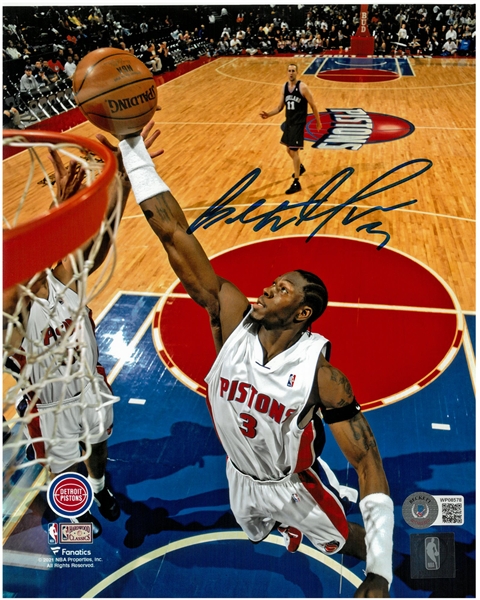 Ben Wallace Autographed 8x10