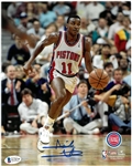 Isiah Thomas Autographed 8x10