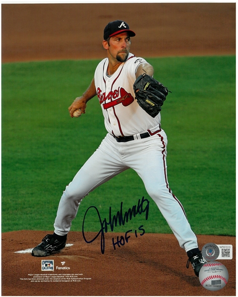 John Smoltz Autographed 8x10