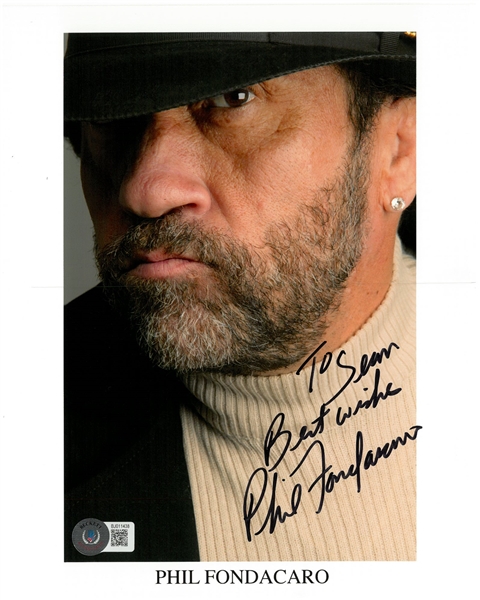 Phil Fondacaro Autographed 8x10