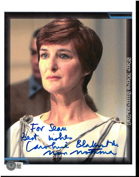 Caroline Blakiston Autographed 8x10