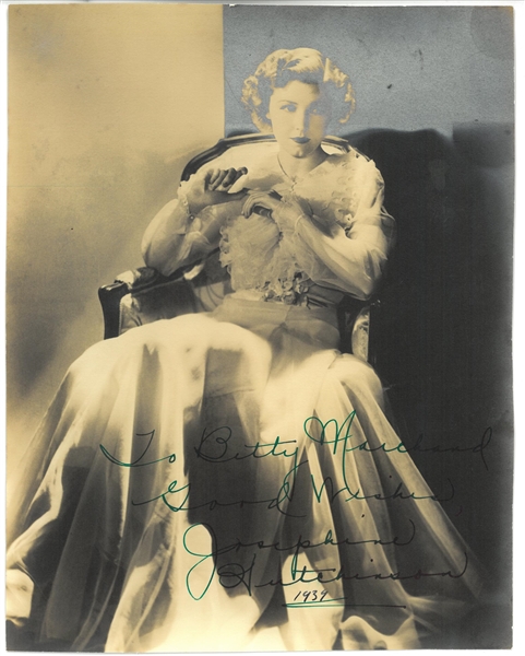 Josephine Hutchinson Autographed 8x10