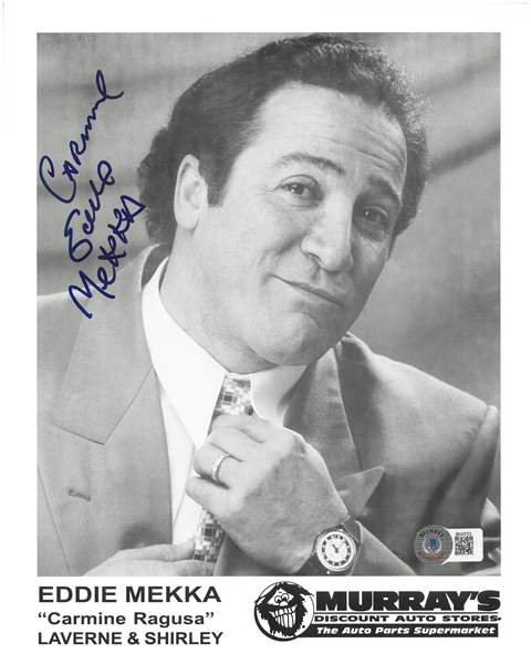 Eddie Mekka Autographed 8x10