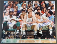 Boston Celtics Big 3 16x20 Autographed by Bird, McHale & Parrish