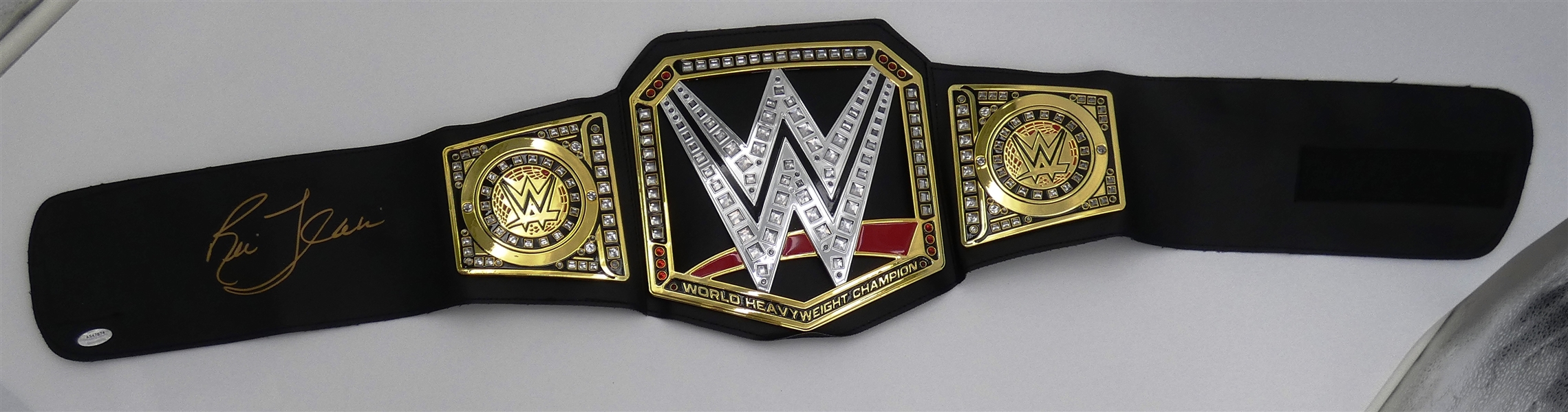 Ric Flair Autographed Championship Belt Replica