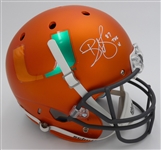 Reggie Wayne Autographed Miami Full Size Replica Helmet