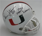 Bernie Kosar Autographed Miami Full Size Replica Helmet