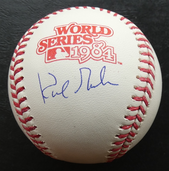 Kirk Gibson Autographed 1984 World Series Baseball