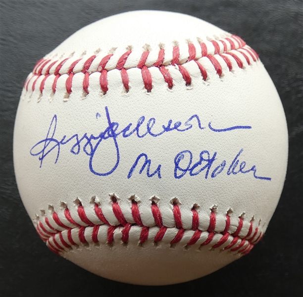 Reggie Jackson Autographed Baseball w/ Mr. October