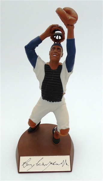 Roy Campanella Autographed Salvino Figurine