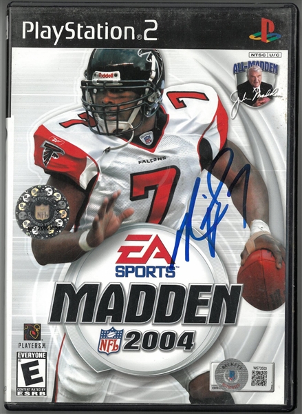 Michael Vick Autographed Madden 2004 PS2