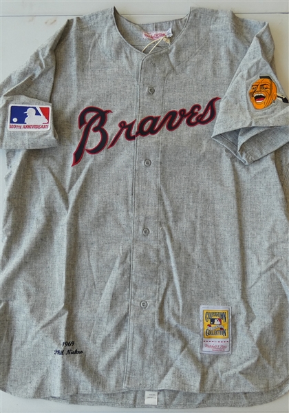 Phil Niekro Mitchell & Ness 1969 Atlanta Braves Jersey