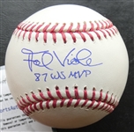 Frank Viola Autographed Baseball w/ 87 WS MVP