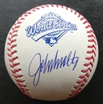 John Smoltz Autographed 1995 World Series Baseball