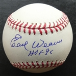Earl Weaver Autographed Baseball w/ HOF