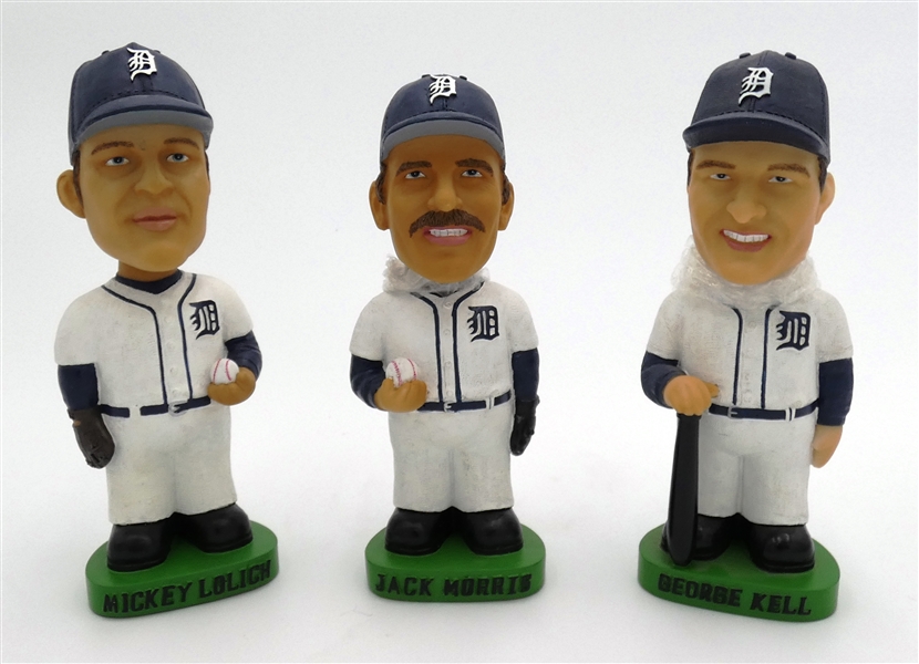 Detroit Tigers Prototype Bobblehead Lot of 3