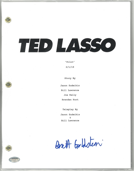 Brett Goldstein Autographed Ted Lasso Replica Script