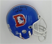 Craig Morton Autographed Broncos Mini Helmet