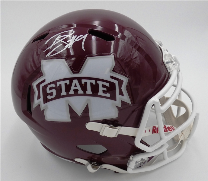 Darius Slay Autographed Mississippi State Full Size Replica Helmet