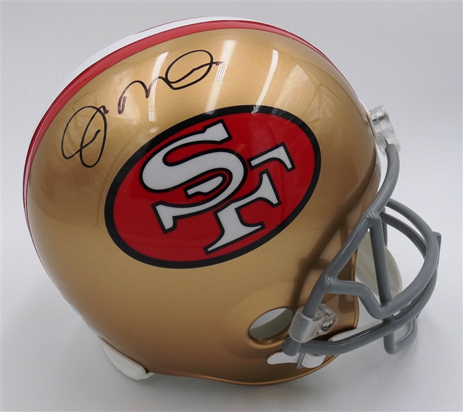 Joe Montana Autographed 49ers Full Size Replica Helmet