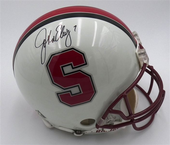 John Elway Autographed Stanford Full Size Authentic Helmet