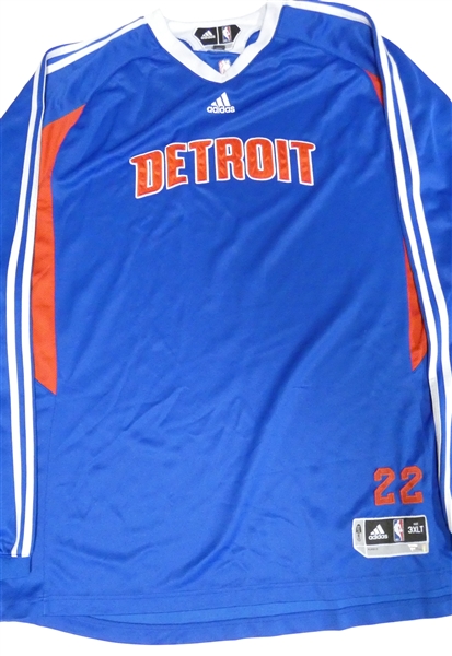 Tayshaun Prince Game Worn 2008/09 Pistons Jacket