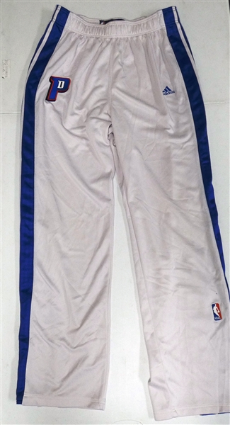 Richard Hamilton 2007/08 Worn Pistons Pants