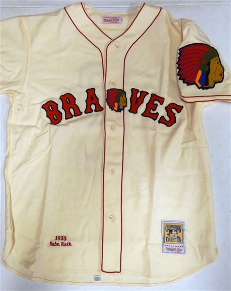 Babe Ruth 1935 Boston Braves Mitchell & Ness Jersey