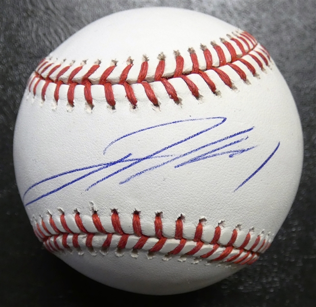 Jackson Holliday Autographed Baseball